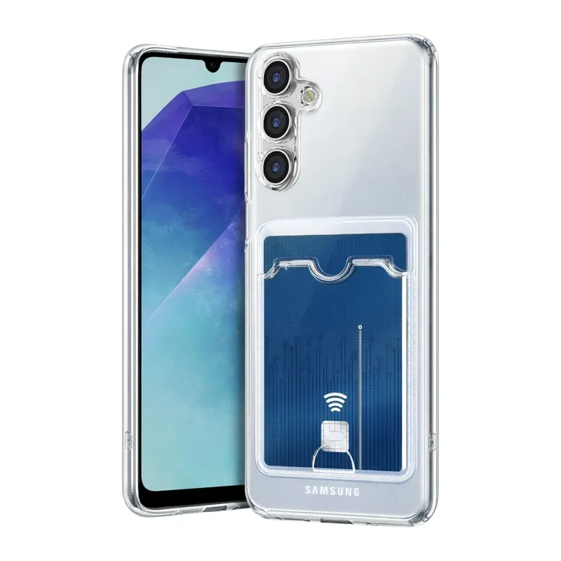 Samsung Galaxy A57 5G Kart Şeffaf Silikon - Şeffaf
