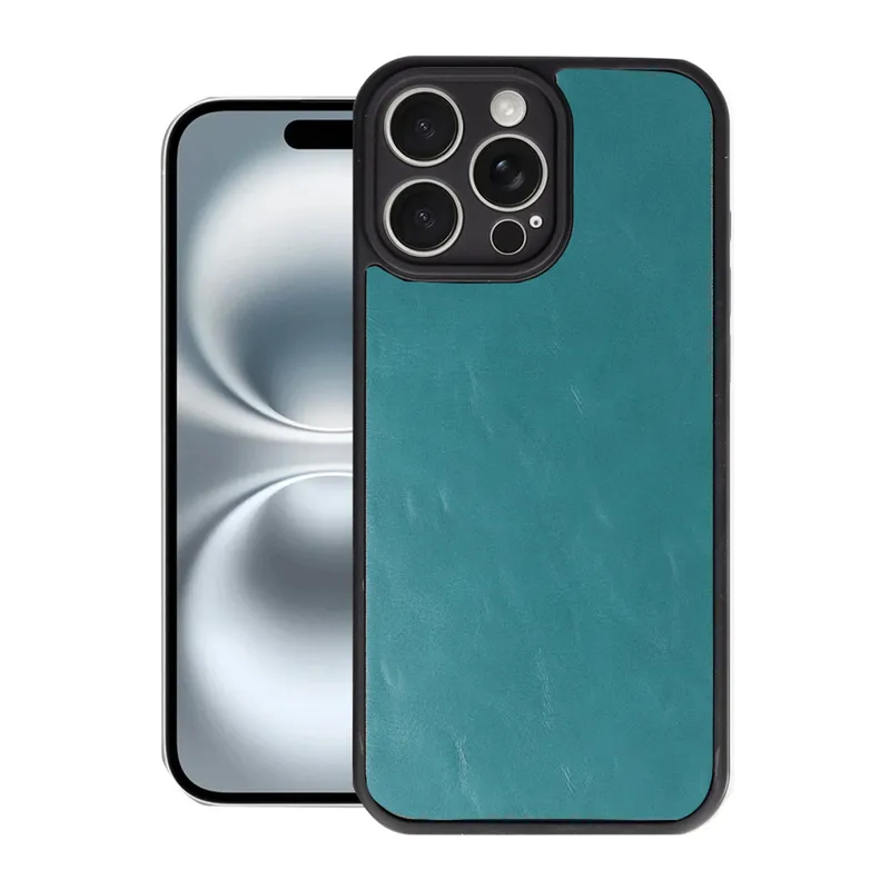 Apple iPhone 16 Pro Max Kılıf Aras Deri Kapak - Açık Yeşil