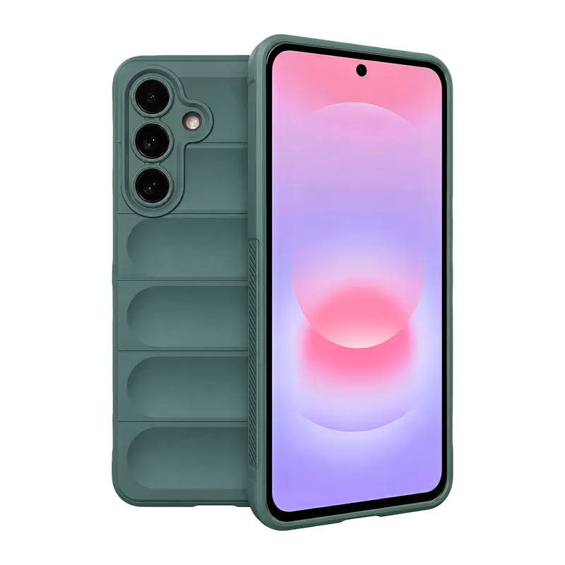 Samsung Galaxy A37 5G Optimum Silikon - Koyu Yeşil