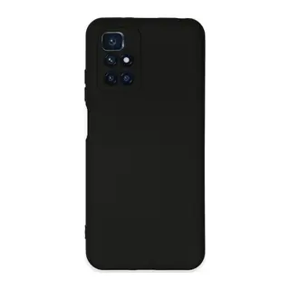 Xiaomi Redmi 10 2022 Kılıf Nano içi Kadife Silikon - Siyah