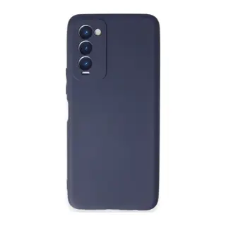 Tecno Camon 18 Kılıf First Silikon - Lacivert