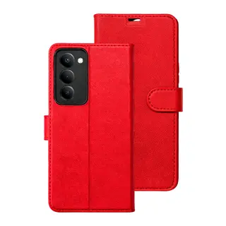 Xiaomi Redmi 15 5G Trend S Plus Kapaklı Kılıf - Kırmızı