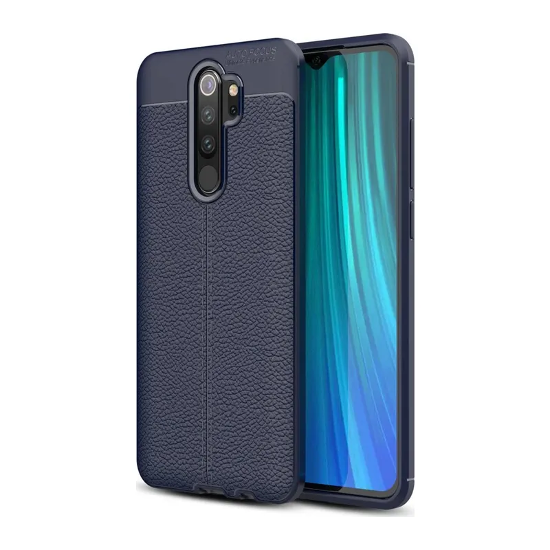 Xiaomi Redmi Note 8 Pro Kılıf Auto Focus Kapak - Lacivert