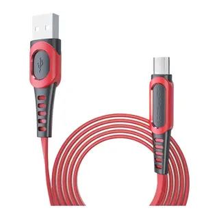 Konfulon DC01 Süper Hızlı Micro USB Kablo 1M 2.4A - Kırmızı