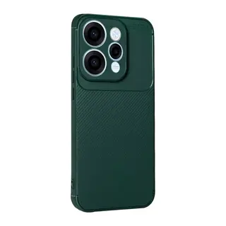 Oppo Reno 15 Auto Focus Karbon Kapak - Koyu Yeşil