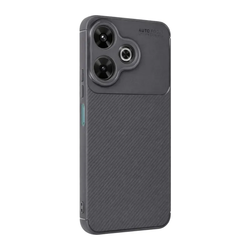 Xiaomi Redmi 13 4G Kılıf Auto Focus Karbon Kapak - Gri