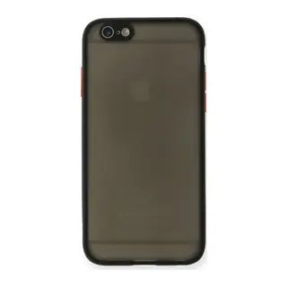 Apple iPhone 6 Kılıf Montreal Silikon Kapak - Siyah