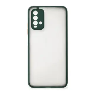 Xiaomi Redmi 9T Kılıf Montreal Silikon Kapak - Yeşil