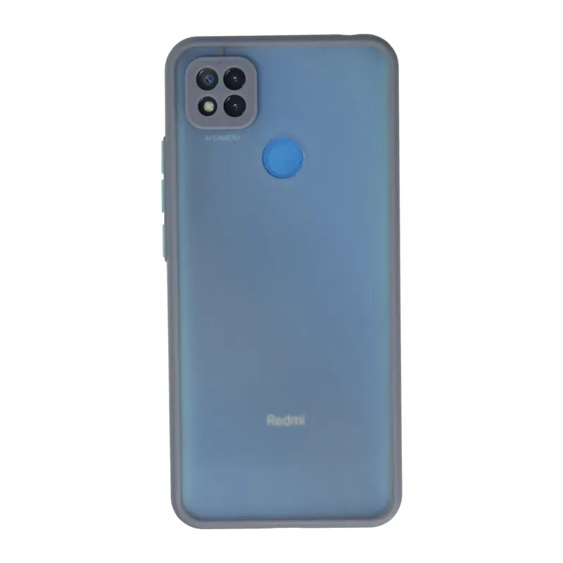 Xiaomi Redmi 9C Kılıf Montreal Silikon Kapak - Gri