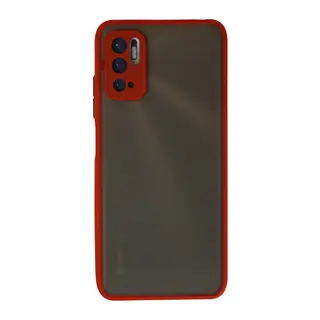 Xiaomi Redmi Note 10 5G Kılıf Montreal Silikon Kapak - Kırmızı