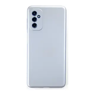 Samsung Galaxy M52 5G Kılıf Nano içi Kadife Silikon - Sky Blue