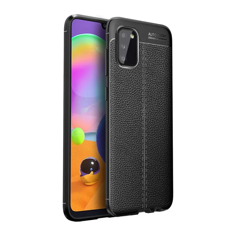 Samsung Galaxy A02S Kılıf Auto Focus Kapak - Siyah
