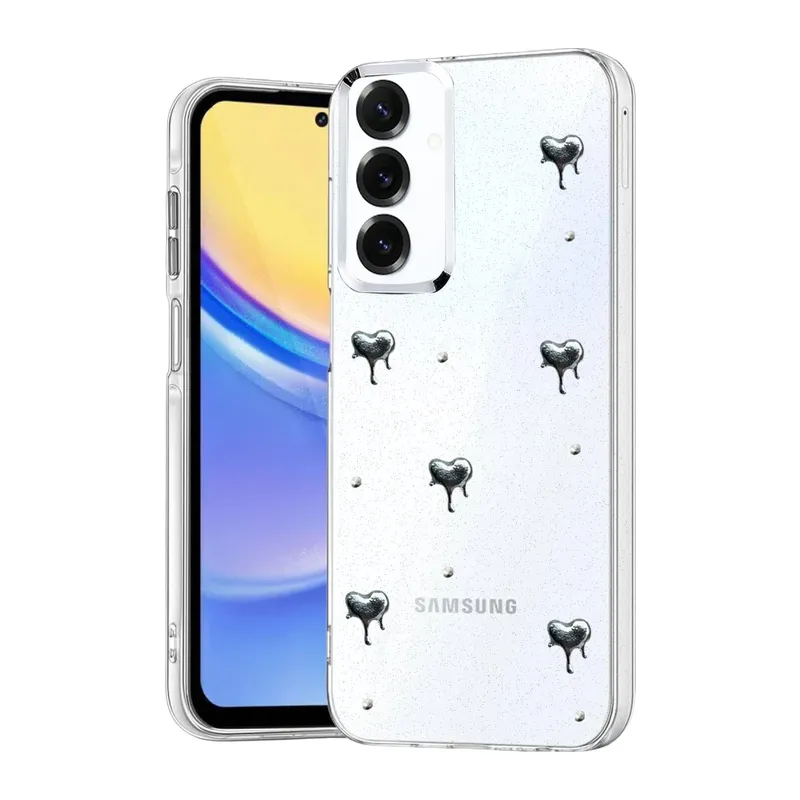 Samsung Galaxy S25 FE Fiyonk Desenli Kapak - Desen 1