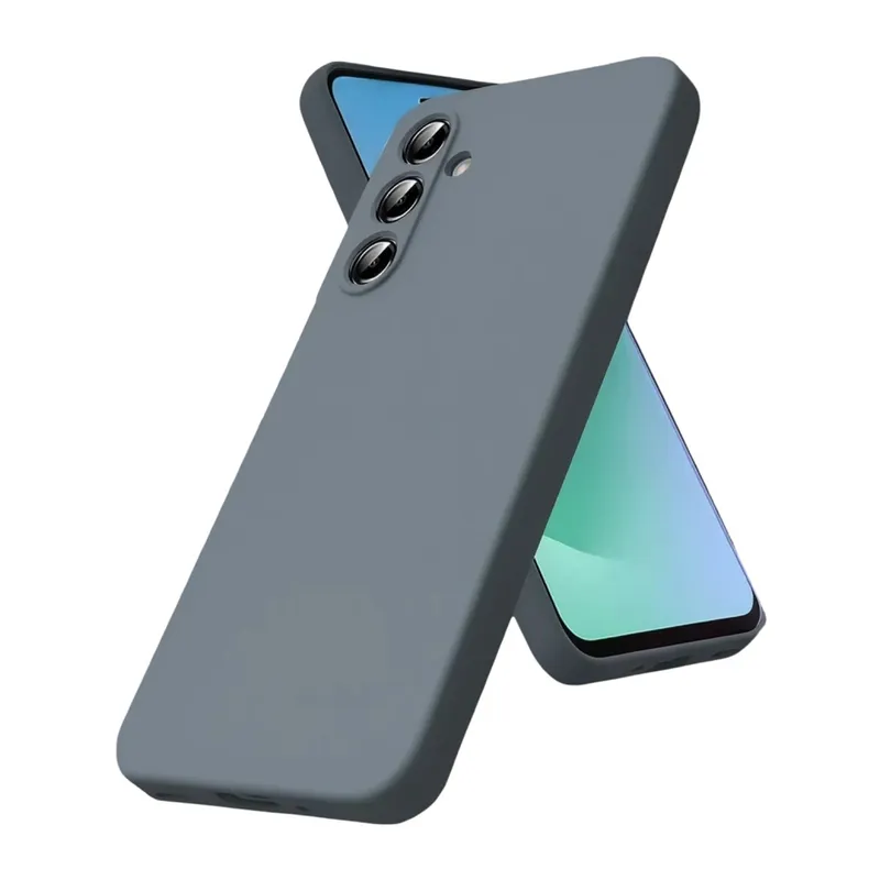 Samsung Galaxy A17 5G Nano içi Kadife Silikon - Gri