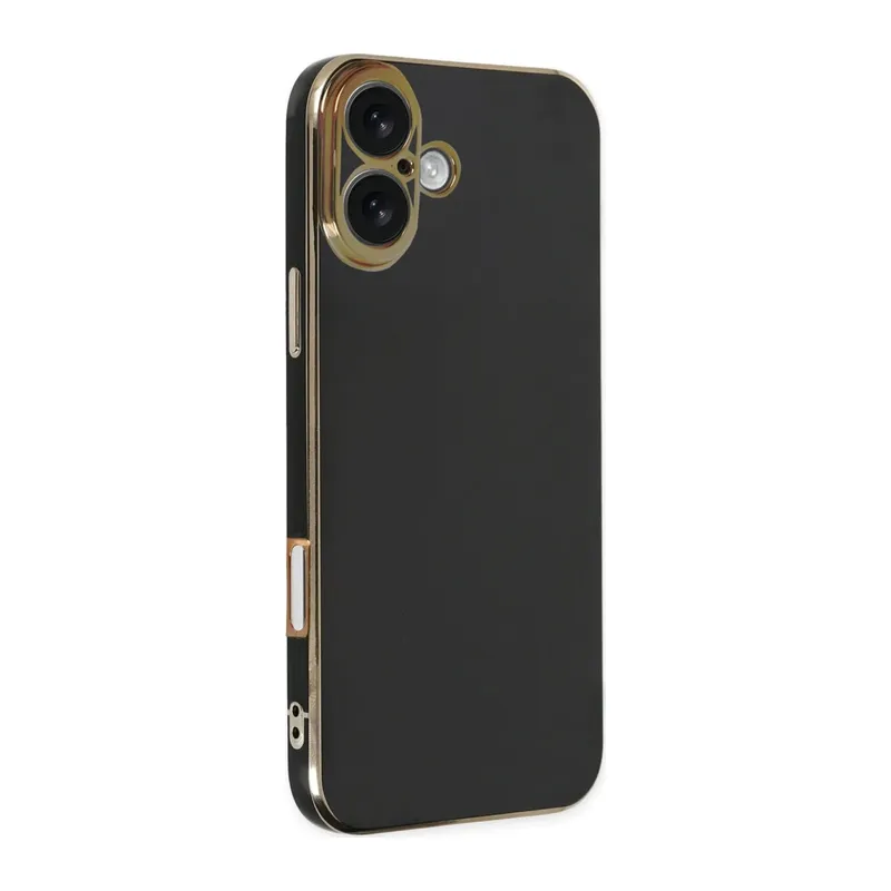 Apple iPhone 16 Kılıf Volet Silikon - Siyah