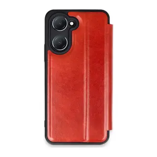 Vivo Y18 Kılıf Flip Cover - Kırmızı