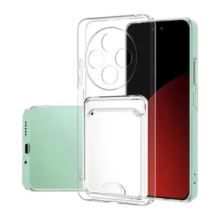 Xiaomi Redmi 14C Kılıf Kart Şeffaf Silikon - Şeffaf