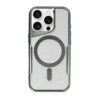 Apple iPhone 11 Pro Max Kılıf Boyi Magsafe Silikon Kapak - Yeşil