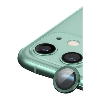 Apple iPhone 12 Mini Raze Metal Kamera Lens - Yeşil