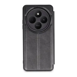Xiaomi Redmi 14C Kılıf Flip Cover - Siyah