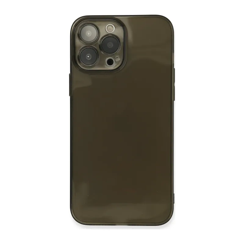 Apple iPhone 13 Pro Kılıf Fly Lens Silikon - Siyah