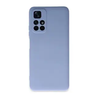 Xiaomi Redmi Note 11T Kılıf Nano içi Kadife Silikon - Lila