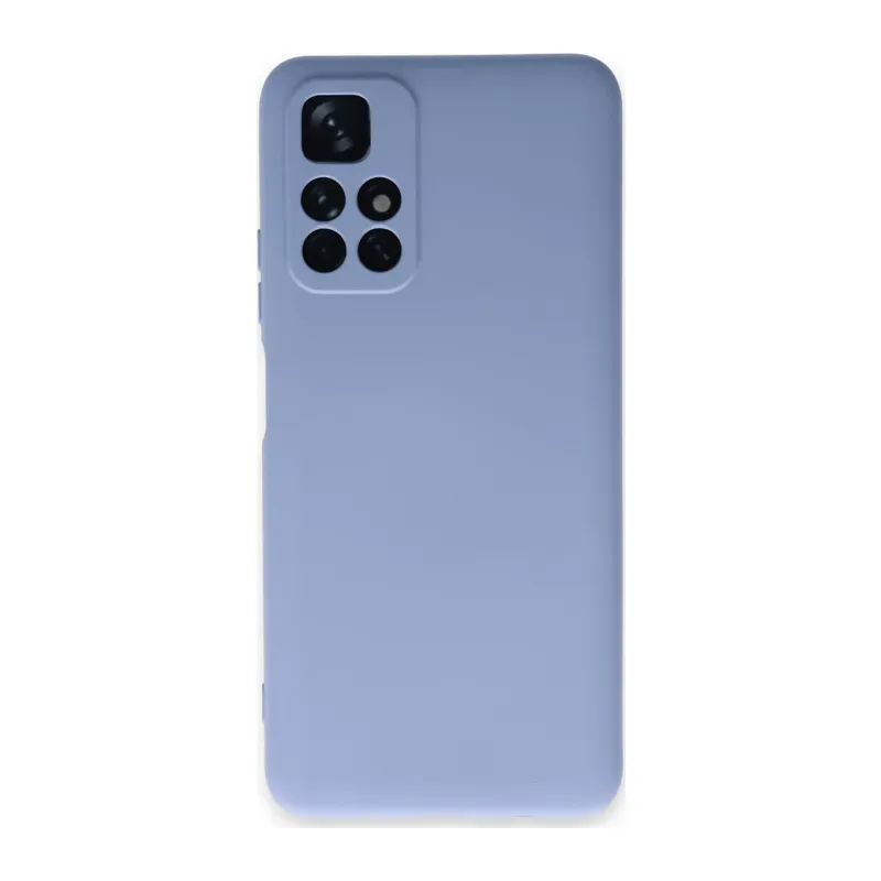 Xiaomi Redmi Note 11T Kılıf Nano içi Kadife Silikon - Lila