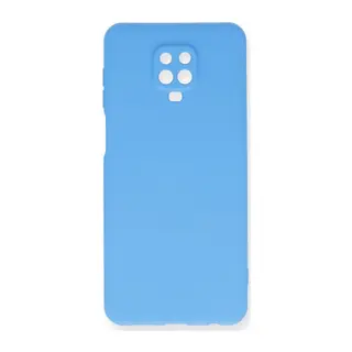 Xiaomi Redmi Note 9 Pro Kılıf Nano içi Kadife Silikon - Mavi