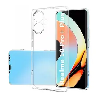 Realme 10 Pro Plus 5G Kılıf Lüx Şeffaf Silikon