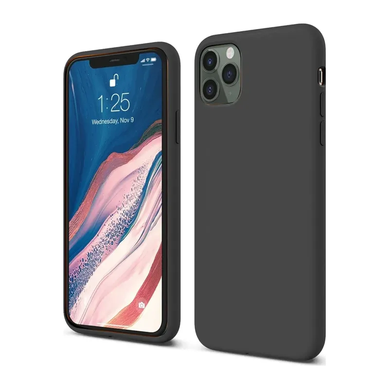 Apple iPhone 11 Pro Kılıf First Silikon - Siyah