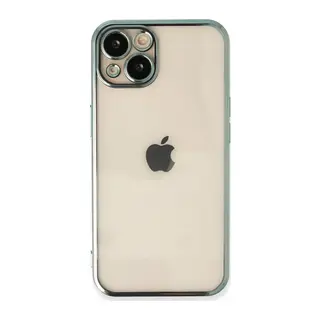 Apple iPhone 14 Kılıf Razer Lensli Silikon - Yeşil