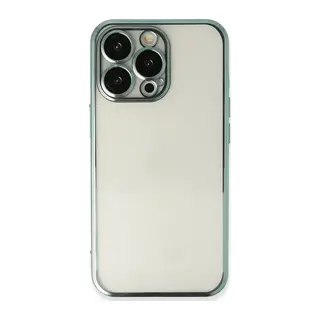 Apple iPhone 14 Pro Max Kılıf Razer Lensli Silikon - Yeşil