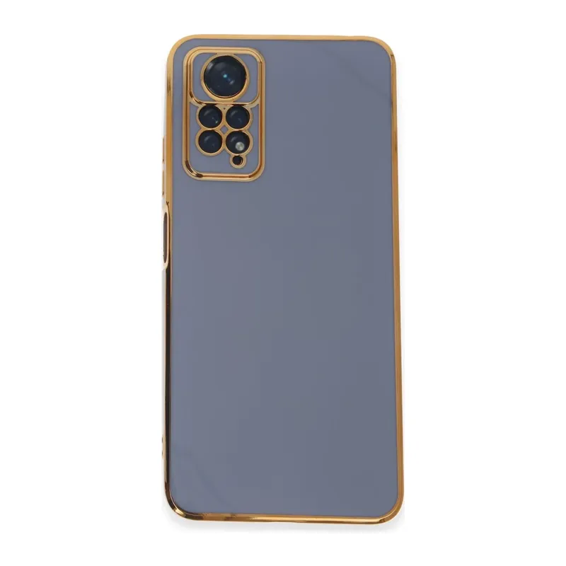 Xiaomi Redmi Note 12 Pro 4G Kılıf Volet Silikon - Mavi
