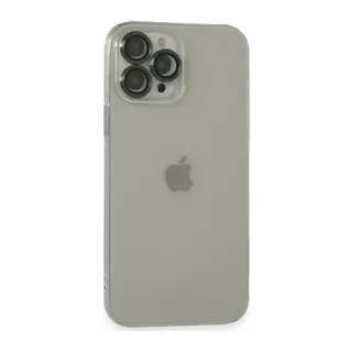 Apple iPhone 13 Pro Max Kılıf Luko Lens Silikon - Yeşil