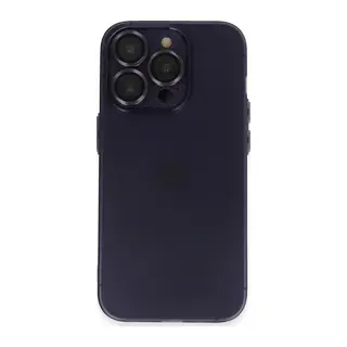 Apple iPhone 14 Pro Max Kılıf Luko Lens Silikon - Siyah