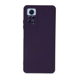 Xiaomi Redmi Note 12 Pro 4G Kılıf Nano içi Kadife Silikon - Mor