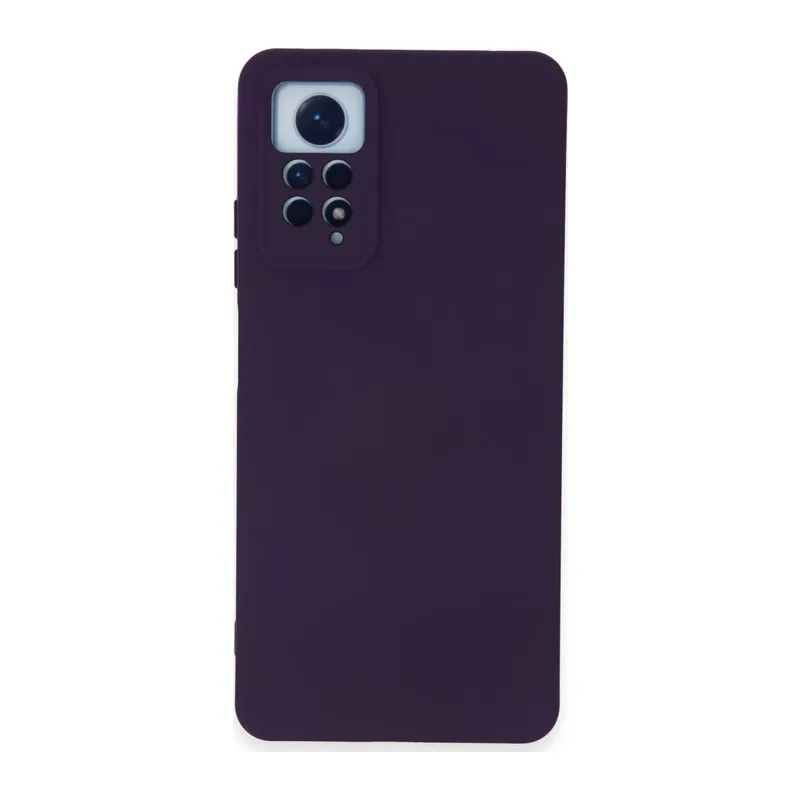 Xiaomi Redmi Note 12 Pro 4G Kılıf Nano içi Kadife Silikon - Mor