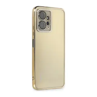 Xiaomi Redmi Note 12 4G Kılıf Razer Lensli Silikon - Gold