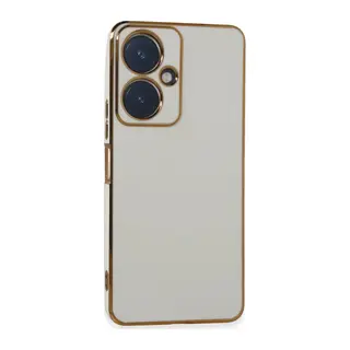 Vivo Y27 Kılıf Volet Silikon - Beyaz