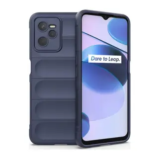 Realme C35 Kılıf Optimum Silikon - Lacivert