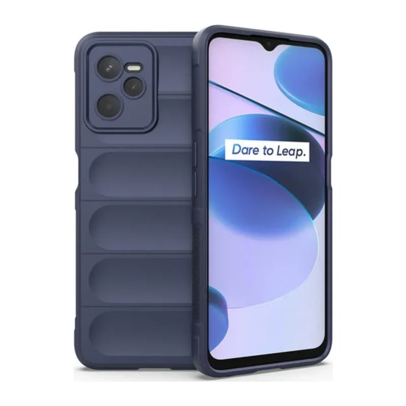 Realme C35 Kılıf Optimum Silikon - Lacivert