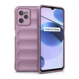 Realme C35 Kılıf Optimum Silikon - Mor