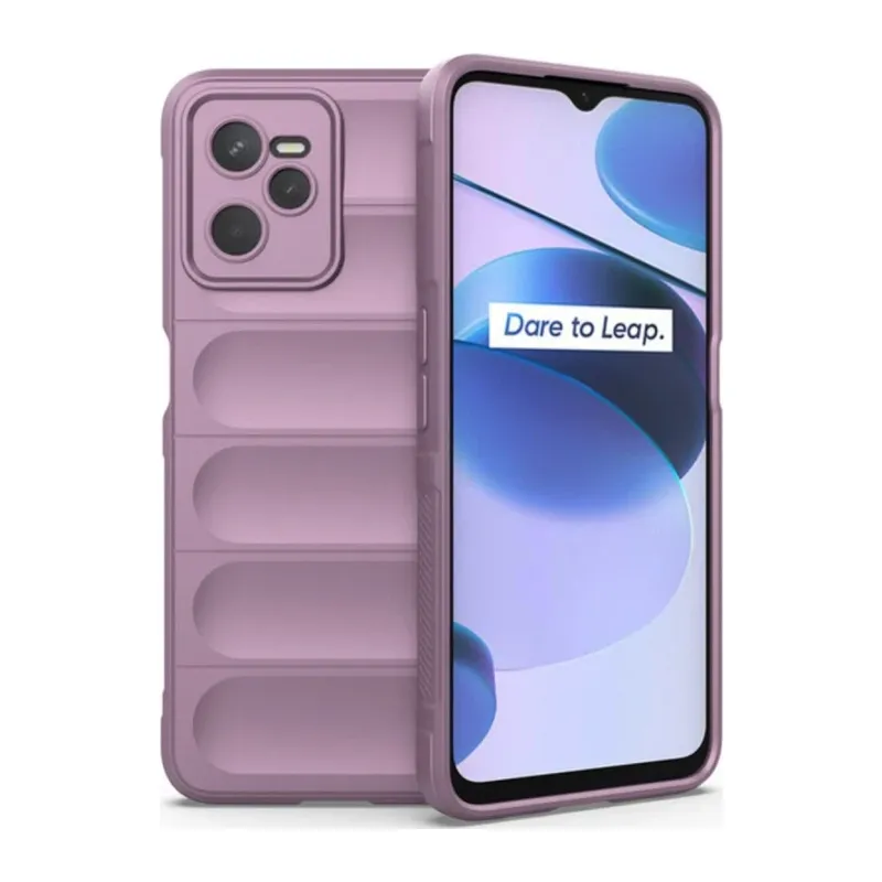 Realme C35 Kılıf Optimum Silikon - Mor