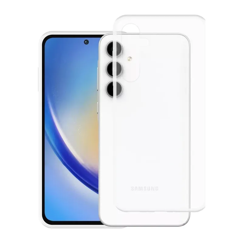 Samsung Galaxy A35 5G Kılıf Lüx Şeffaf Silikon