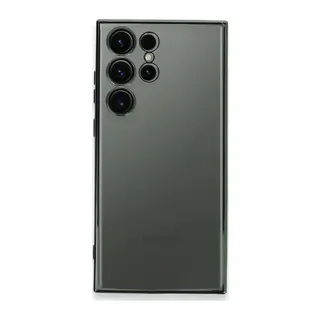 Samsung Galaxy S23 Ultra Kılıf Razer Lensli Silikon - Yeşil