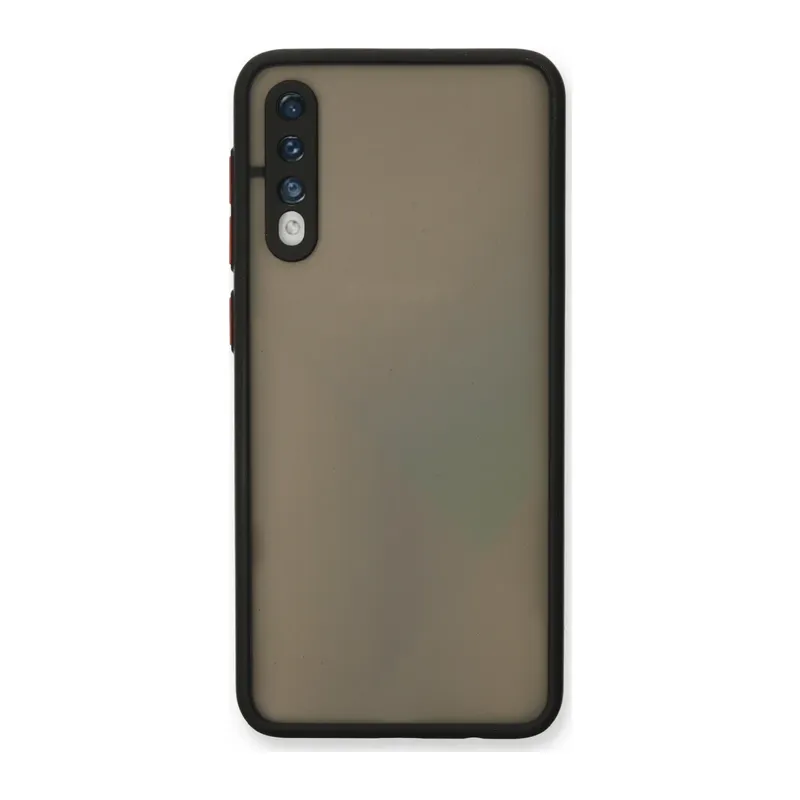 Samsung Galaxy A30S Kılıf Montreal Silikon Kapak - Siyah