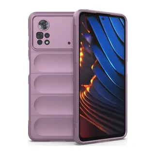 Xiaomi Poco X4 Pro 5G Kılıf Optimum Silikon - Mor