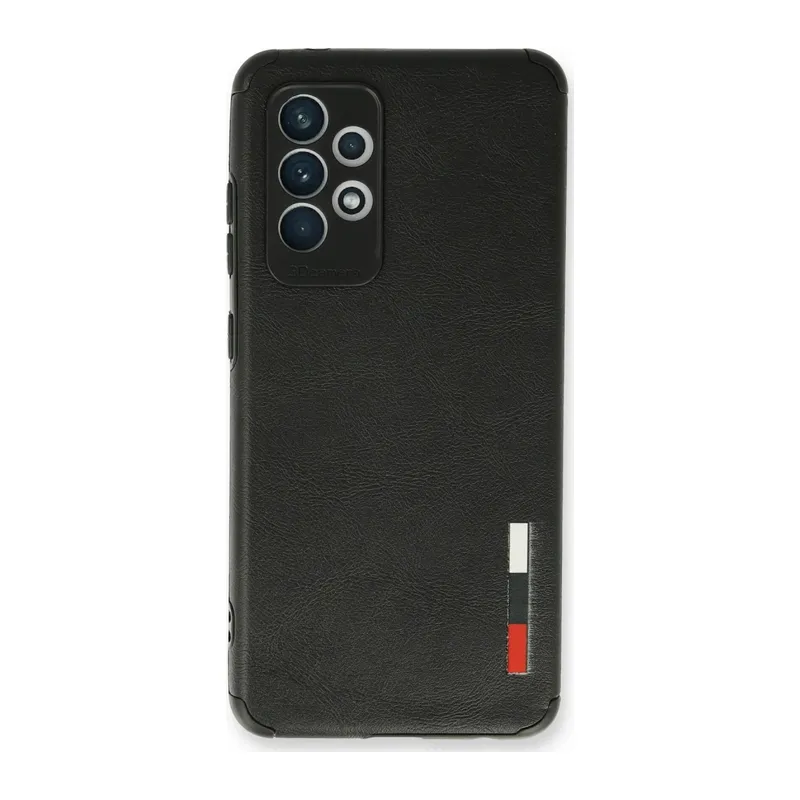 Samsung Galaxy A33 5G Kılıf Loop Deri Silikon - Siyah