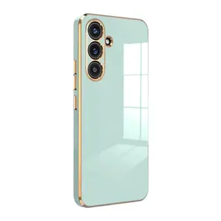 Samsung Galaxy S25 Kılıf Volet Silikon - Açık Yeşil