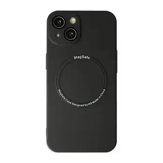Apple iPhone 14 Plus Kılıf Jack Magneticsafe Lens Silikon - Siyah